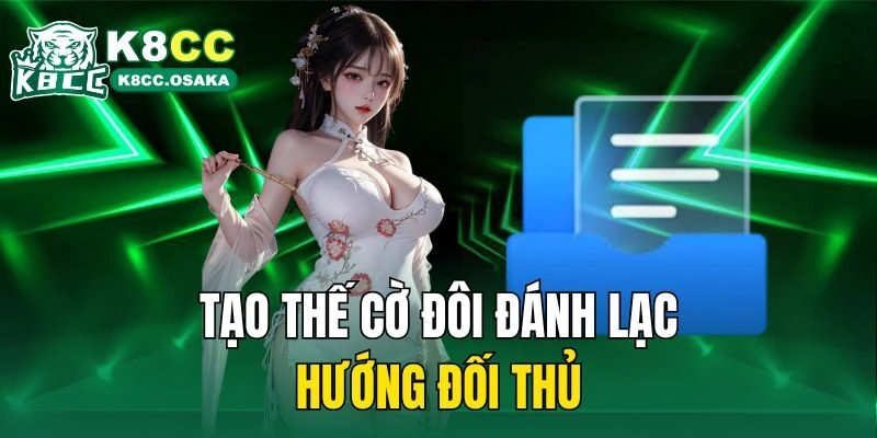 Tạo thế cờ đôi đánh lạc hướng đối thủ